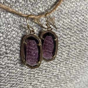 Kendra Scott Purple Dani Earrings